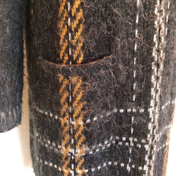 Cleo classic cozy open front long sleeve knit sweater cardigan medium petite - Picture 11 of 12